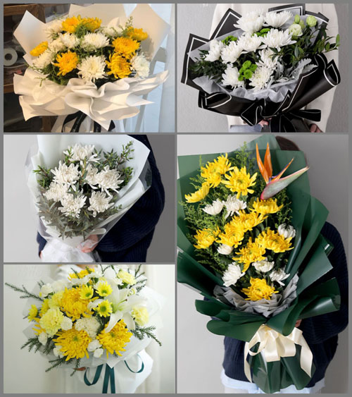 贵州毕节市金沙县马路乡白事花束代送